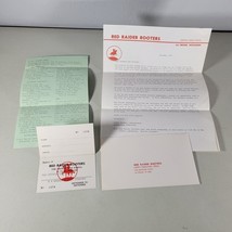 1979 Red Raiders Central High School Football Original Member Card Souvenir - £7.28 GBP