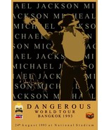 Michael Jackson 24 x 36 1993 Bangkok Dangerous Tour&quot; Reprint Poster - Co... - $61.54 CAD
