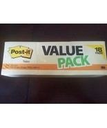 Post-it Super Canary Yellow Sticky Notes, 3x3 Sticky Notes 18 Pads, 100 ... - $601.20 MXN