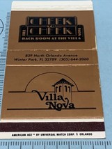 Vintage Matchbox  Vila Nova  Italian Restaurant   Cheek To Cheek Back Room   gmg - £9.86 GBP