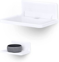 6.7&quot; Adhesive Floating Wall Shelf For Small Speakers, Deco,, Shelf200-White - $37.99