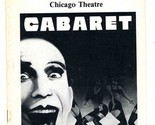 Stagebill CABARET signed Regina Resnick 1987 Werner Klemperer Joel Grey - $13.86