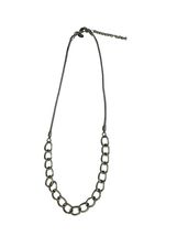 Vintage AEO Silver Tone Chain Necklace 18” Mixed Link Snake Chain Chunky... - $16.20