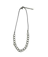 Vintage AEO Silver Tone Chain Necklace 18” Mixed Link Snake Chain Chunky Stateme - $16.20