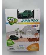 Play Right Safari Track 90 piece Flexible Tracks, 1 motorized Truck, Tig... - $17.81