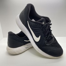 Women  NIKE LUNARGLIDE 8 SZ 9.5 BLACK Athletic Sneakers SHOES dynamic su... - $19.79