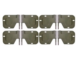 8PK Hard Door Hinge- Military Humvee X-Door, 2nd Gen- Green, Exterior - $345.20