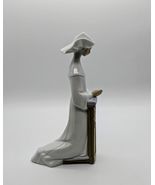 Lladro Figurine "Meditation" Nun Kneeling (Rare White) w/ Original Box. EUC. '89 - $150.00