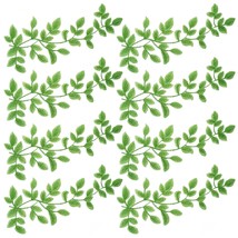 4 Pairs 3D Lace Forest Leaves Vine Patches Decoration, Green Sewing Embr... - $31.99