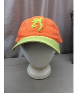 Trucker Hat Baseball Cap Vintage Retro Blaze Orange GRUNGE neon Yellow - $39.99