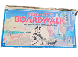SEALED Advance to Boardwalk Vintage Board Game Parker Brothers Monopoly 1985 NIB - £15.98 GBP
