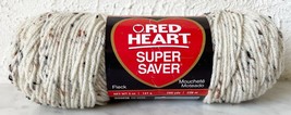 Red Heart Super Saver Medium Weight Yarn - Partial Skein Color  Aran Fleck #4313 - £5.22 GBP