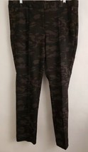 Soft Surroundings Women&#39;s Camouflage Straight Leg Full Length Pants 14P NWT - £54.47 GBP