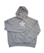 BETTER TOGETHER - Star - Woman&#39;s XL Light Blue Hoodie-Pullover-Casual-Star - $18.16