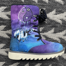 Yes We Vibe Yin Yang Galaxy Dream Catcher Boot $160 7.5 W 6 M EU 39 - $1,645.65 MXN