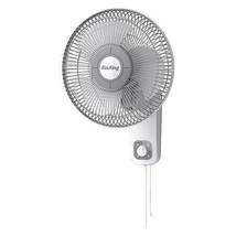 Air King 9012 Wall Mount Fan, 12 In Oscillating, 3 Speeds, 120Vac, White - $100.99