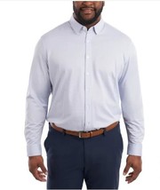 Kirkland Signature Mens Dress Shirt Blue Long Sleeves Stretch Wrinkle Re... - $844.63 MXN