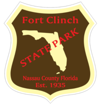 4&quot; fort clinch florida state park bumper sticker decal usa made - £21.38 GBP