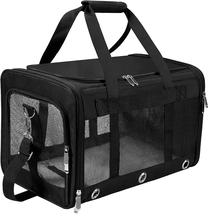 Soft Sided Cat/Dog Carrier,Collapsible Pets Travel Carriers for Pet/Puppy with S - $29.57