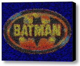 Framed Batman Bat Signal History Mosaic 9X11 Limited Edition Art Print w... - £14.53 GBP
