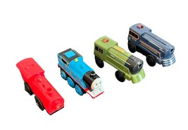 4 Vintage Thomas the Tank Engine and Friends Trains, Diecast &amp; Plastic Magnetic - £11.76 GBP