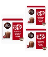 3 Pieces Nestle Capsules Chocolate Compatible Machine Dolce Gusto 16caps... - $67.29