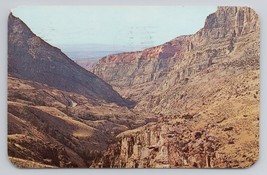 1964 Shell Canyon Highway 14 Big Horn Mountains Wyoming Vintage Postcard - $19.34