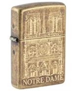 Notre Dame Cathedral Classic Antique Brass Zippo Lighter - €32,52 EUR