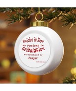 Christmas Ball Ornament &quot;Romans 1212&quot; with a Tree or Bells on back - $311.03 MXN
