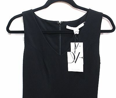 DIANE VON FURSTENBERG DVF Carla Black Dress Sz 2 NWT - $223.98
