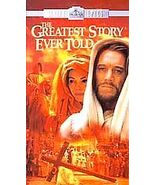 The Greatest Story Ever Told - VHS Video Tape Movie - Special Edition - $3.95