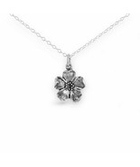 Sterling Silver Cherry Blossom Necklace - $47.80