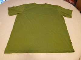 Mens Reebok Playdry green short sleeve t shirt XL Men&#39;s adult EUC men&#39;s # - £12.08 GBP