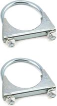 2.5" U-Bolt Muffler/Exhaust Clamp, Heavy-Duty Stainless Steel, 2 Pack - $13.27