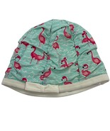 Janie &amp; Jack Kids Flamingo Swim Cap 10-12 Lightweight Polyester Turquois... - $28.94 CAD