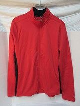 Unisex Champion Performance Red Black Sz XL Jacket Polyester Long Sleeve Zipper - £9.61 GBP