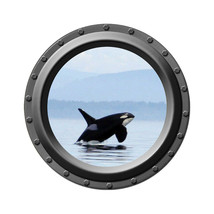 Orca Design 2 - Porthole Wall Decal - £11.00 GBP