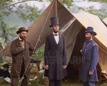 President Abraham Lincoln at Antietam in 1862 Colorized 8X10 PUBLICITY P... - $7.28
