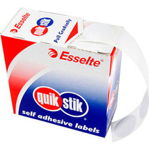 Esselte Quik Stik Self-Adhesive Dot Labels 24mm - White - $31.41