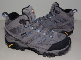 Merrell Size 7 M MOAB 2 MID Granite Sneakers Boots New Women&#39;s Hiking Shoes - £154.60 GBP