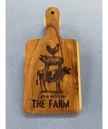 Rustic Cutting Board/Rustic Charcuterie Board/Home Gifts/Farmhouse Decor - $33.54 CAD