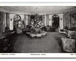 Circular Lounge Interior Ambassador Hotel New York City NY UNP DB Postca... - £4.50 GBP