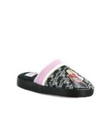 Girls Slippers Disney Hannah Montana Black Pink Scuff Slip On Non Slip-s... - $6.68