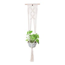 THY COLLECTIBLES Hand-Weaved Macrame Plant Hanger Indoor Outdoor Hanging Planter - £11.77 GBP