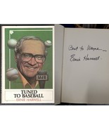 Ernie Harwell Signed Hardcover Book Tuned to Baseball Tigers - £70.60 GBP