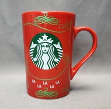 Starbucks 2020 Christmas Coffee Mug Cup FA LA LA LA LA Mermaid Holiday 11 fl oz - £8.66 GBP