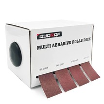 Emery Cloth Roll, 4 Grits Abrasive Sandpaper Rolls Assorted Sand Paper, ... - $35.95