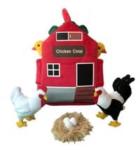 ADORE 12&quot; Chicken Coop Farm House Stuffed Animal Plush Playset - £51.34 GBP