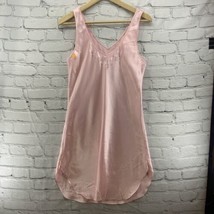 Vintage Nightgown Pale Pink Satin Feel Nightie FLAW - £11.83 GBP