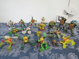 18 Figures Teenage Mutant Ninja Turtles TMNT Mixed Lot Vintage - £27.24 GBP